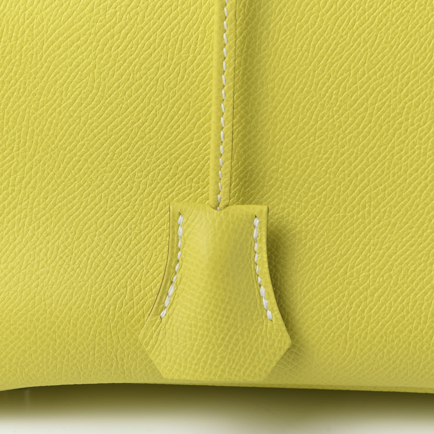 Hermes Epsom Candy Birkin 30 Lime Gris Perle 13 of 34