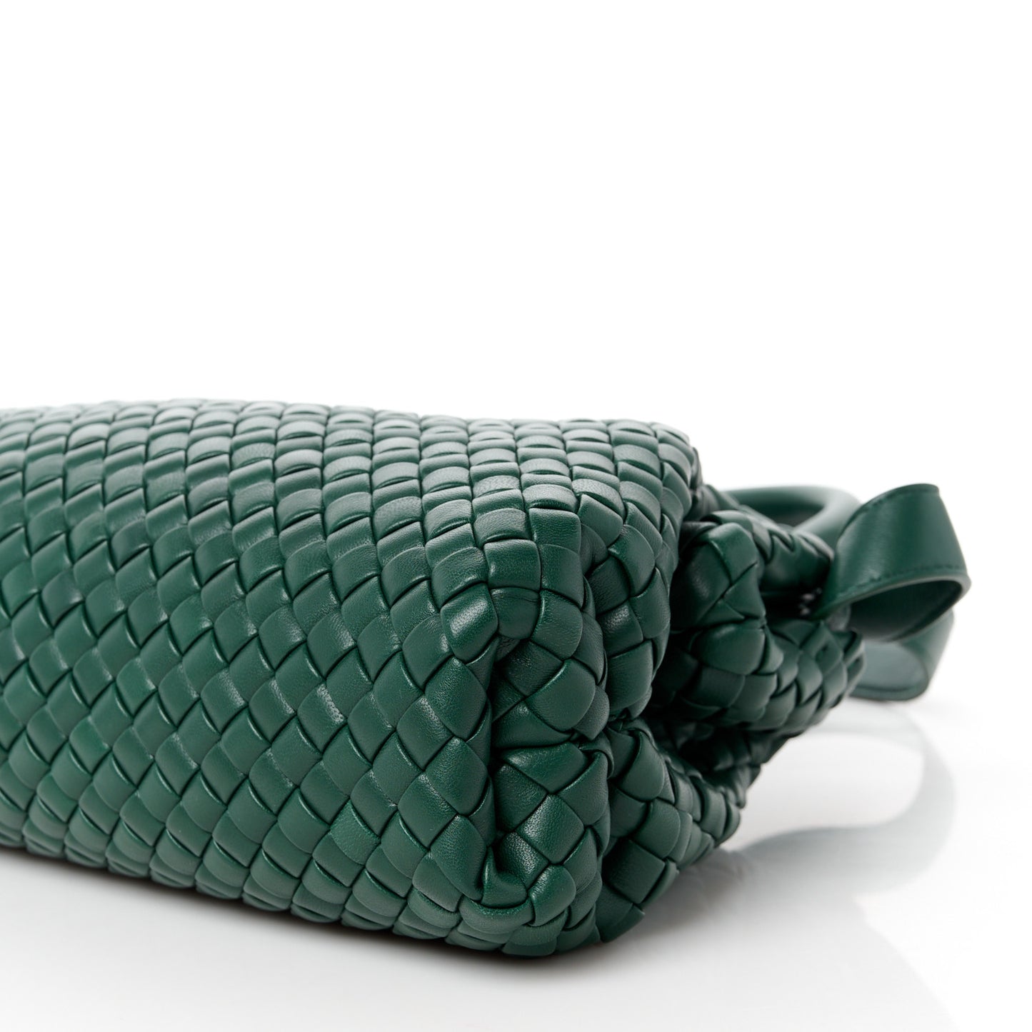 Nappa Intrecciato Small Padded The Handle Tote Raintree