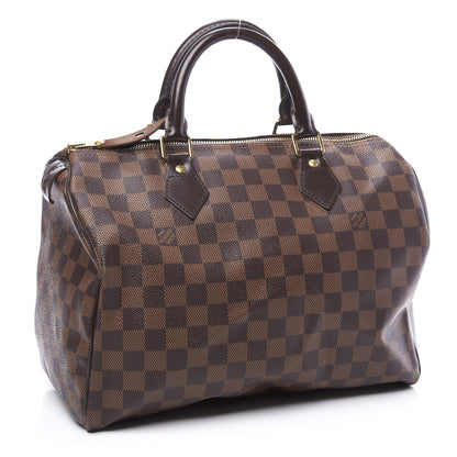 Louis Vuitton Damier Ebene Speedy 30 2 of 9