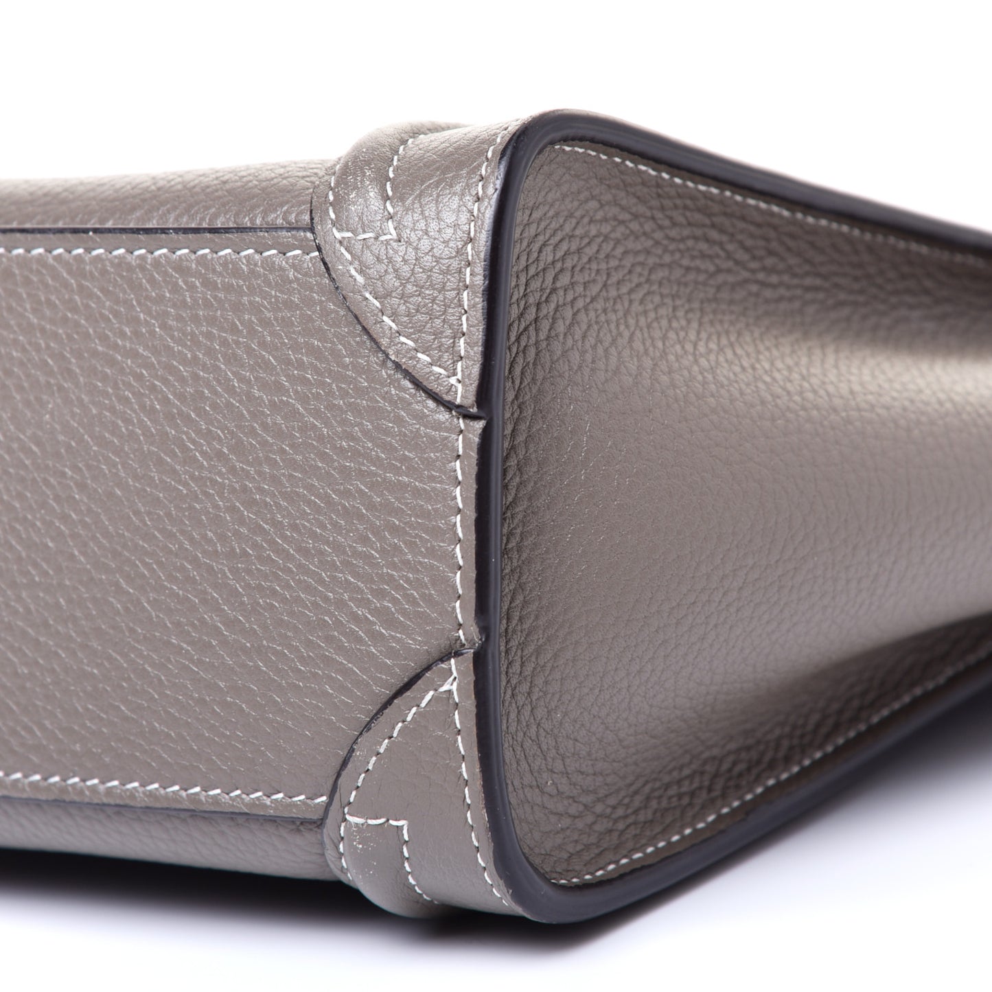 Drummed Calfskin Nano Luggage Souris