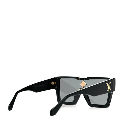 Louis Vuitton Acetate Swarovski Crystal Cyclone Sunglasses Z1578W Black 3 of 7