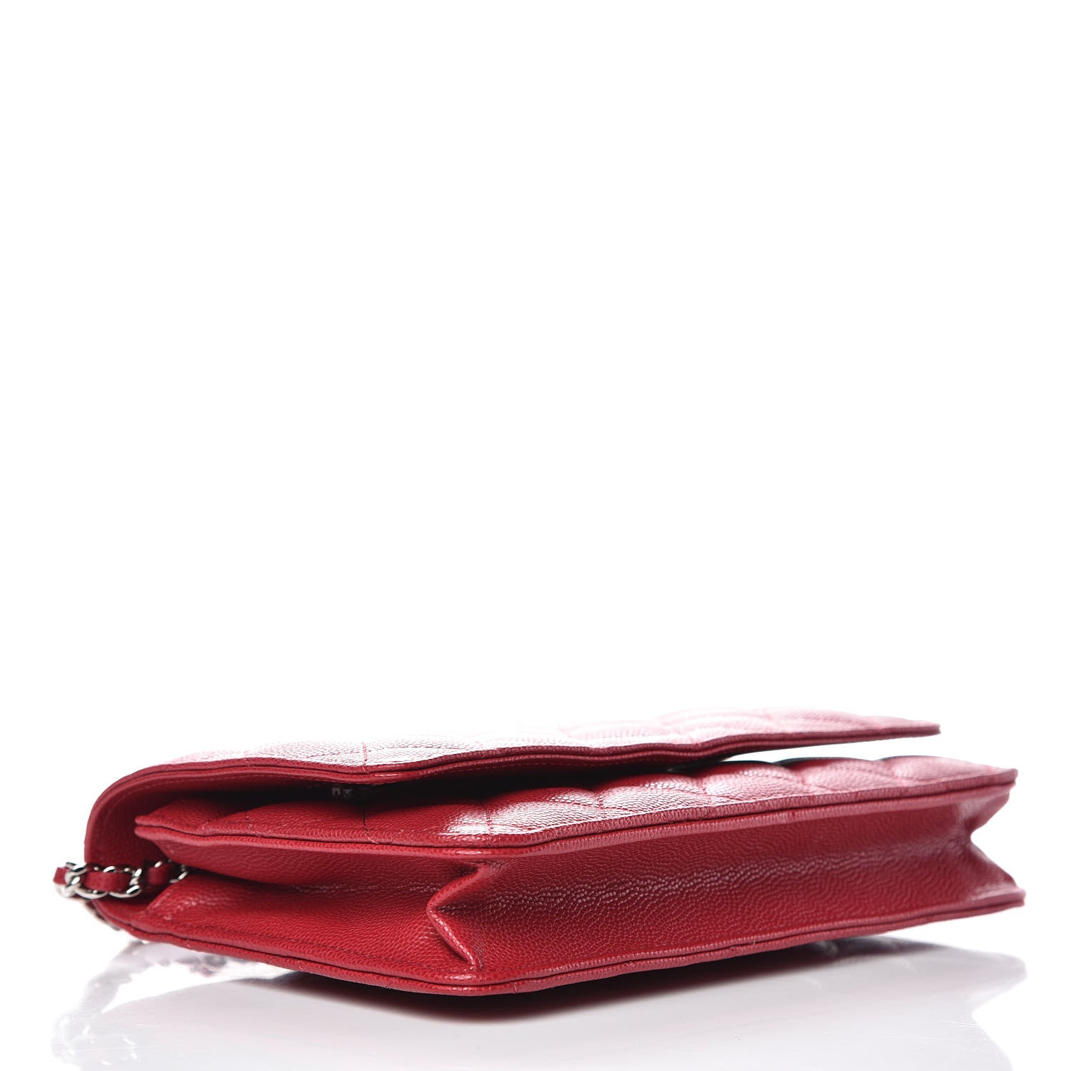 Chanel Caviar Quilted Wallet on Chain WOC Pink 4 of 10