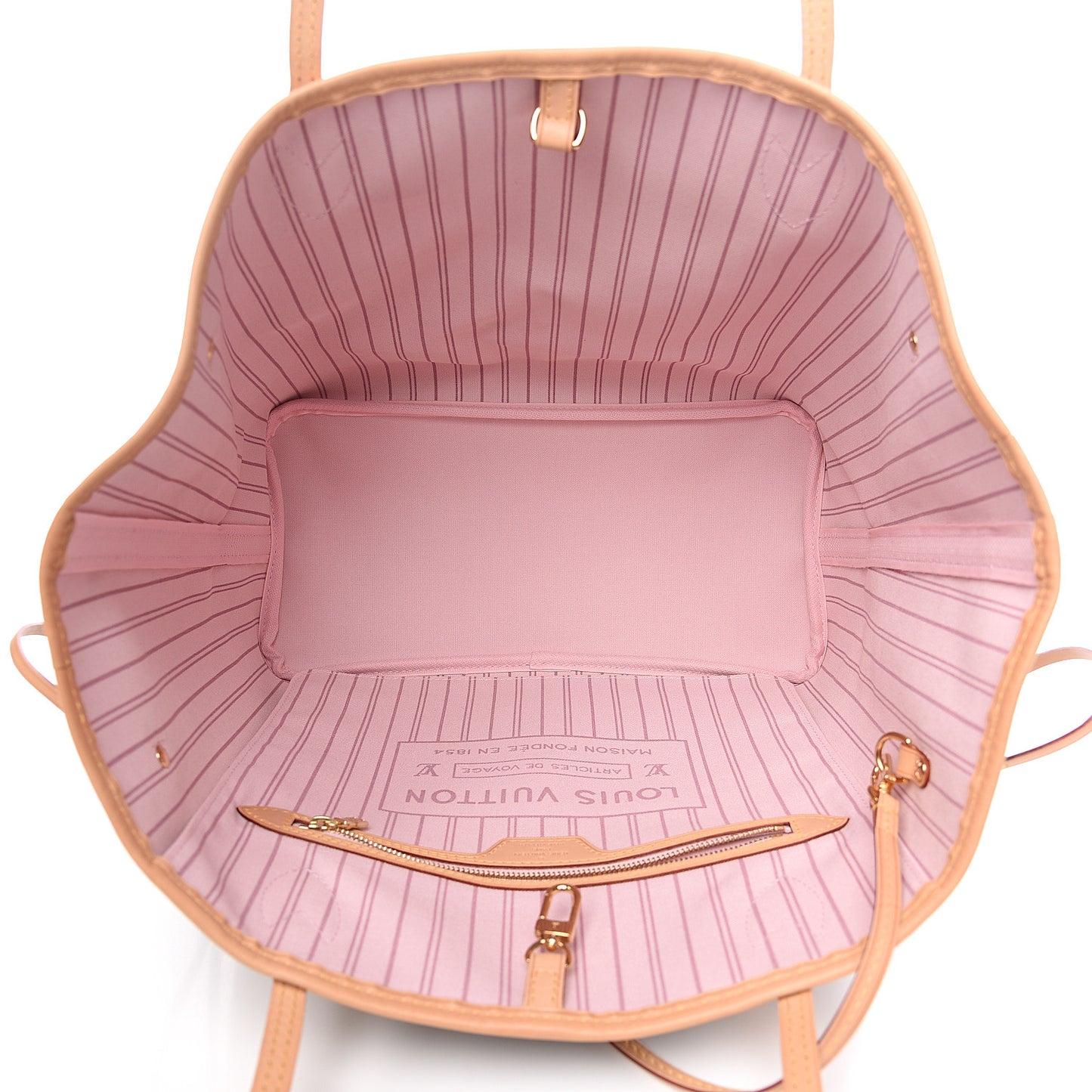 Monogram Maui V Neverfull MM Rose Ballerine