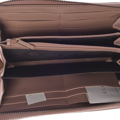 Gucci Calfskin Matelasse Pearly GG Marmont Zip Around Wallet Porcelain Rose 5 of 10