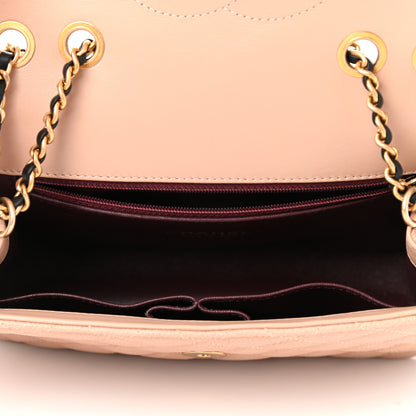 Chanel Caviar Quilted Small CC Filigree Flap Beige Black 2 of 11