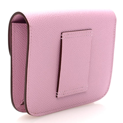 Hermes Epsom Constance Slim Wallet Mauve Sylvestre 4 of 8