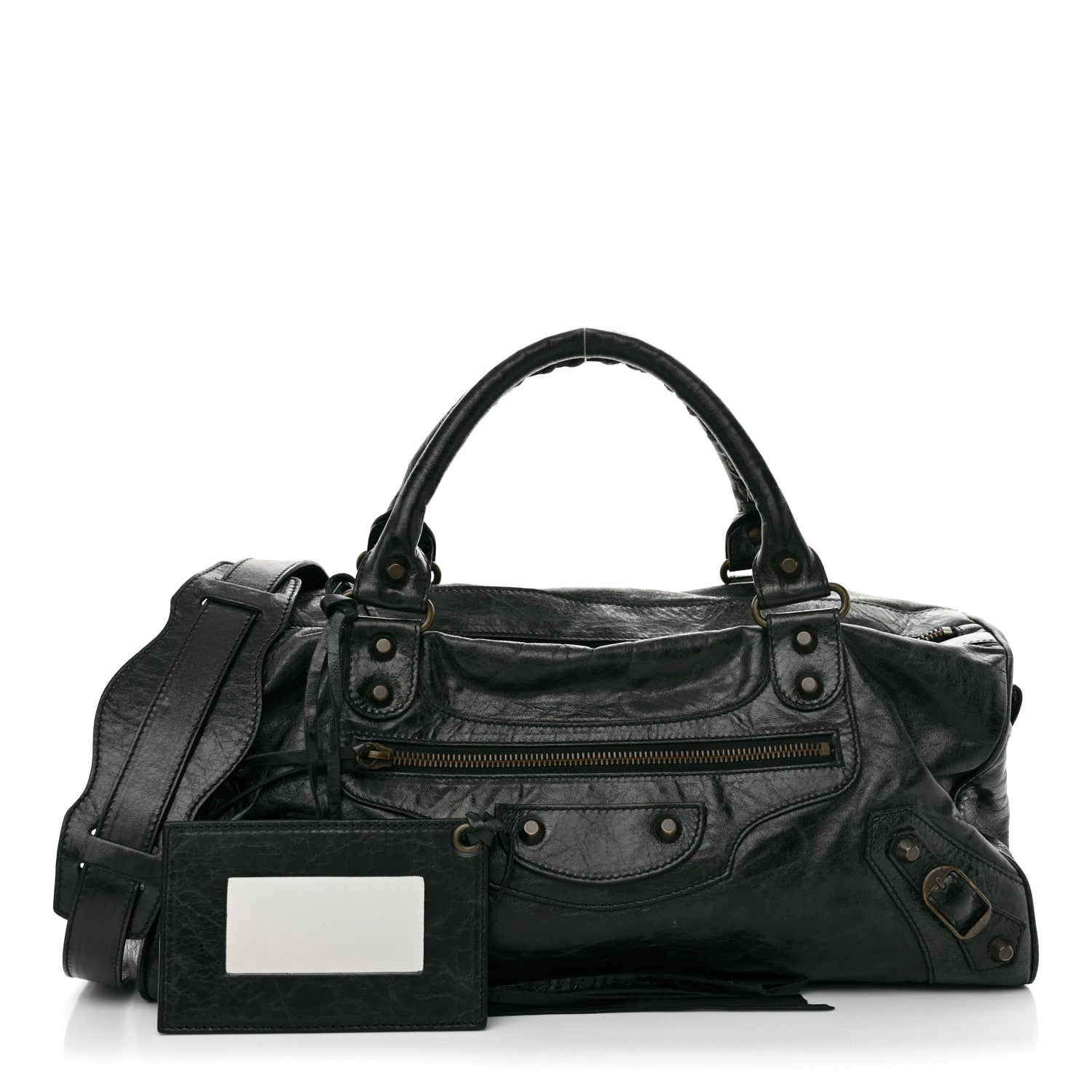 Balenciaga Agneau Classic Hardware Twiggy Black 3 of 13