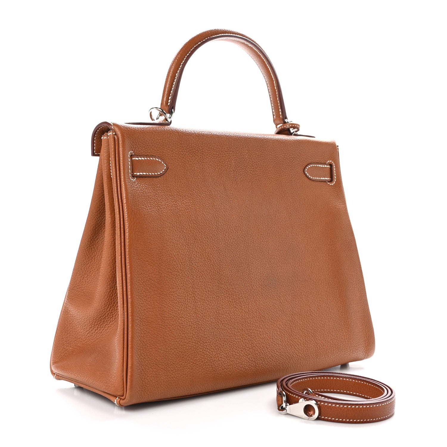 Hermes Barenia Faubourg Kelly Retourne 32 Fauve 3 of 12