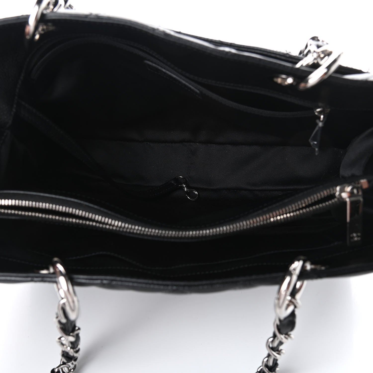 Chanel Caviar Quilted Grand Shopping Tote GST Black 5 of 11