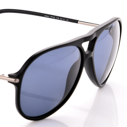 Tom Ford Matteo Aviator Sunglasses TF254 Black 6 of 9