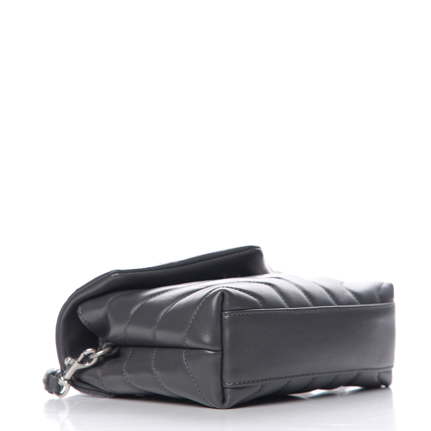Calfskin Y Quilted Monogram Toy Loulou Crossbody Bag Asphalt