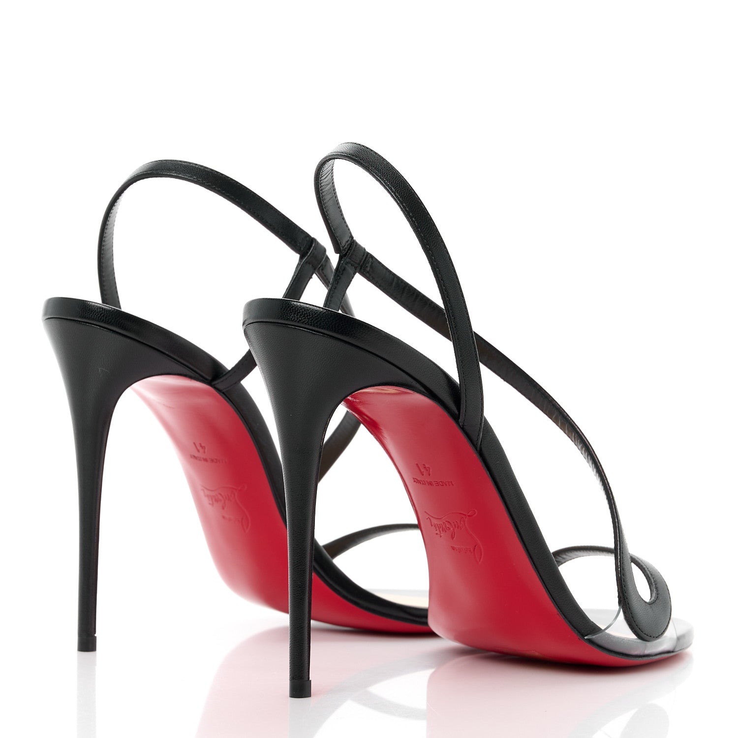 Christian Louboutin Nappa Rosalie 100 Sandals 41 Black 4 of 8