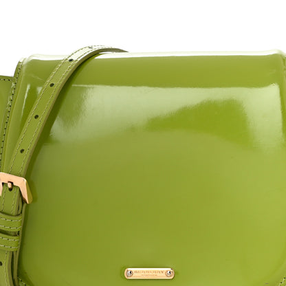 Burberry Patent Small Leigh Crossbody Bag Lemon Green 9 of 17