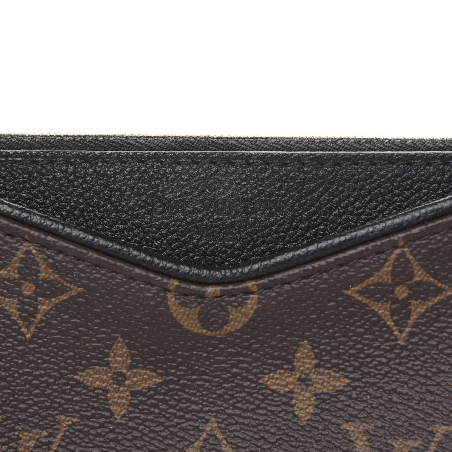 Louis Vuitton Monogram Pallas Clutch Black 9 of 10