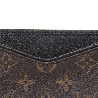 Louis Vuitton Monogram Pallas Clutch Black 9 of 10