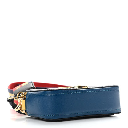 Marc Jacobs Saffiano Small Snapshot Camera Bag Navy Multicolor 4 of 10