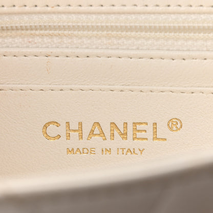 Chanel Lambskin Quilted Mini Rectangular Flap White 6 of 16