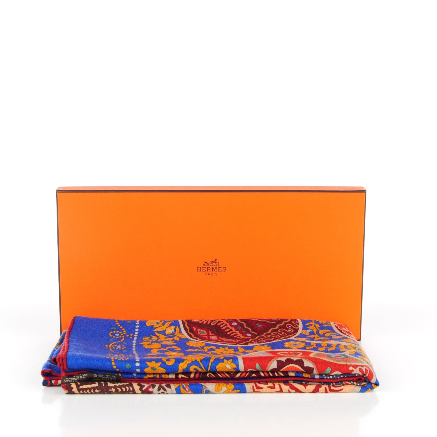 Hermes Cashmere Silk L'Arbre De Vie Shawl 140 8 of 8
