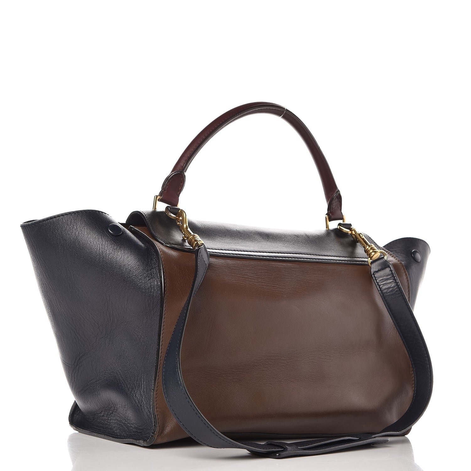 Celine Smooth Calfskin Medium Tri-Color Trapeze 3 of 10