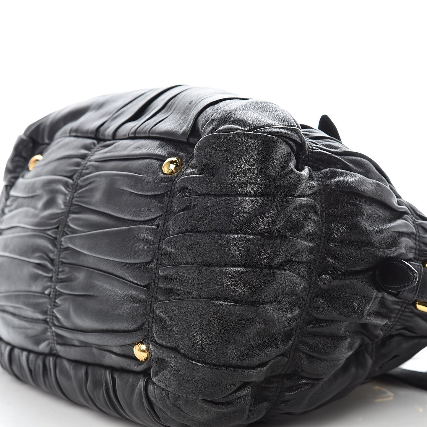 Nappa Gaufre Tote Black