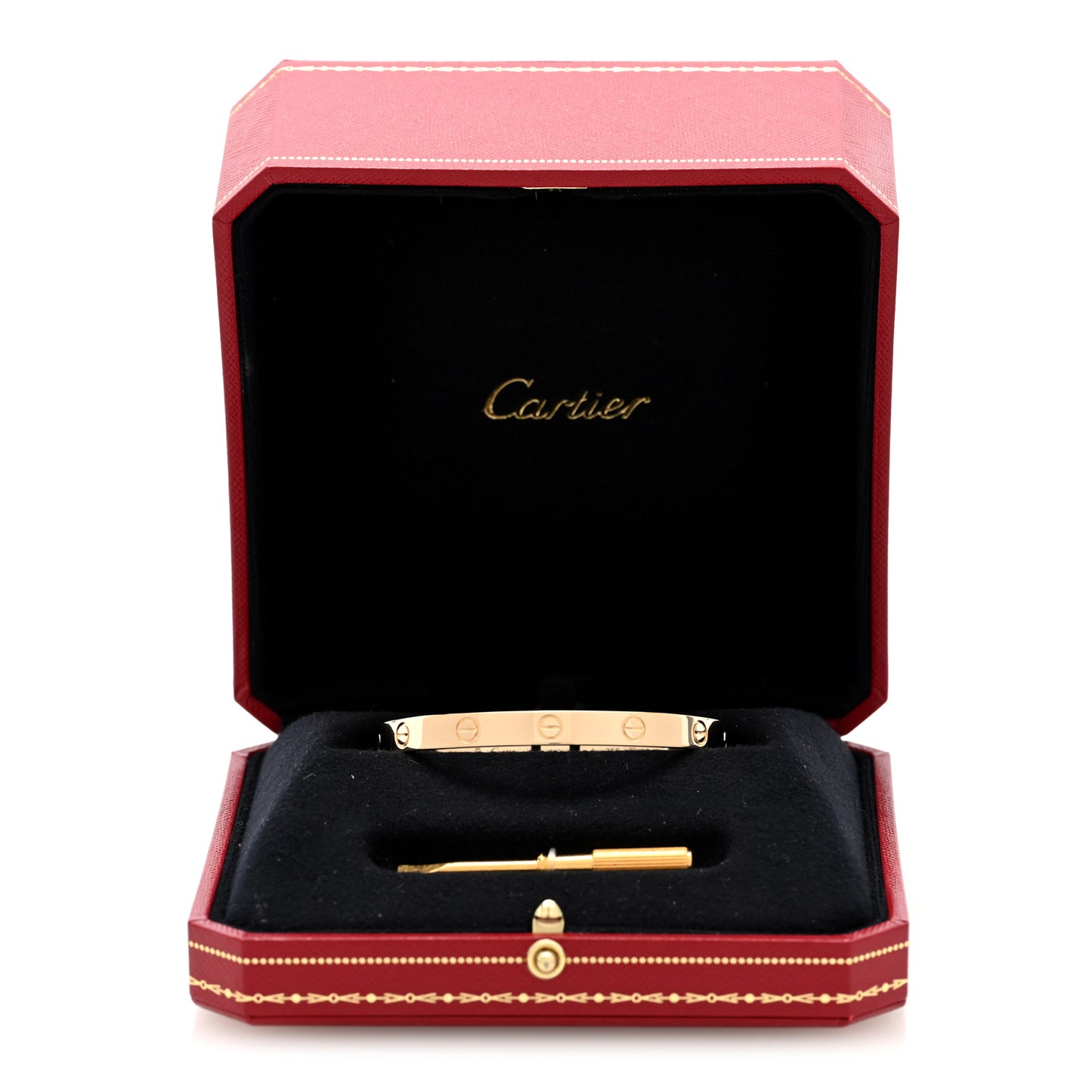 18K Yellow Gold LOVE Bracelet 17