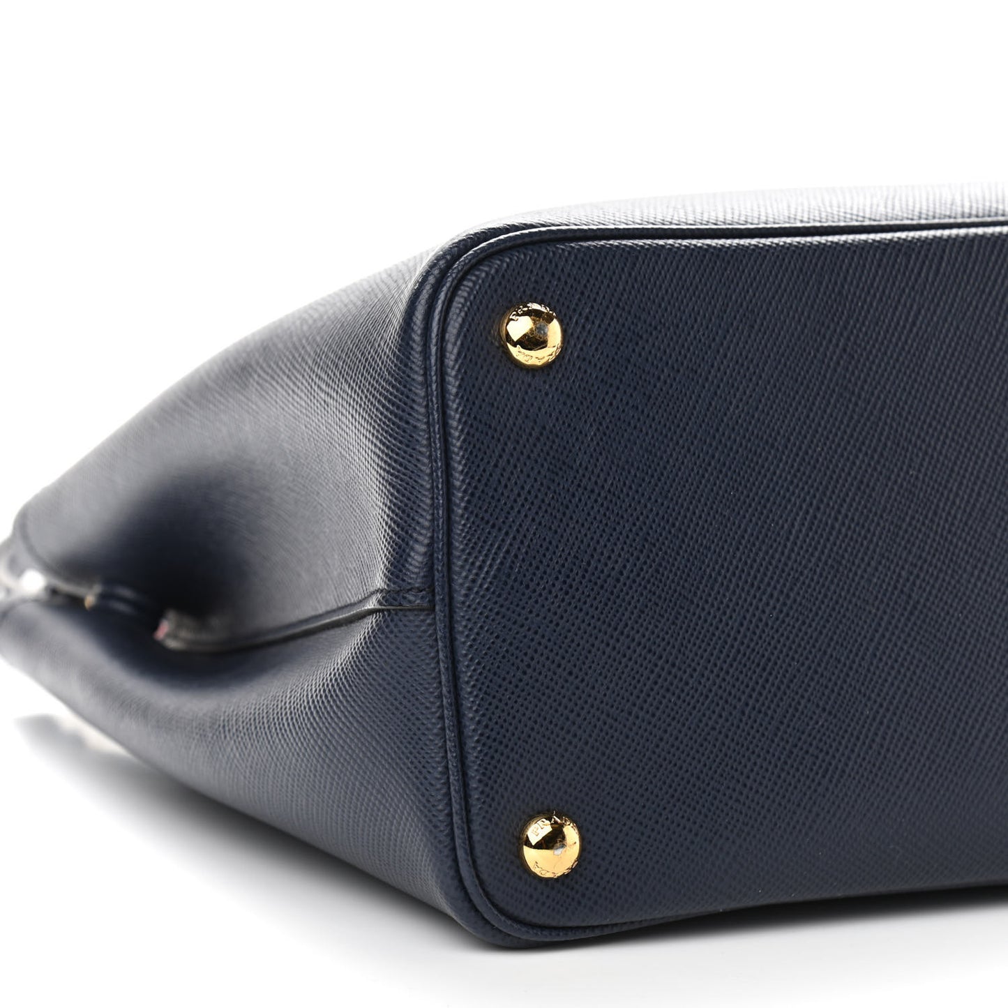 Saffiano Cuir Medium Double Bag Baltico