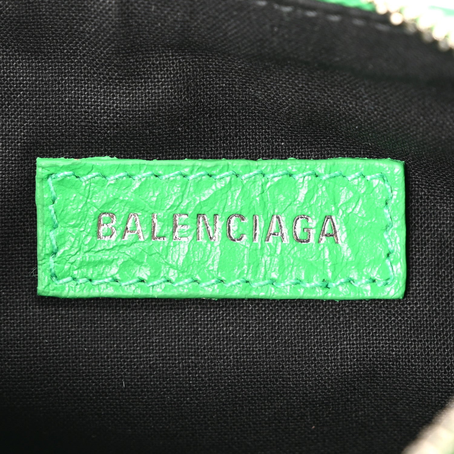 Balenciaga Agneau Arena Le Cagole Shoulder Bag XS Vivid Green 7 of 12