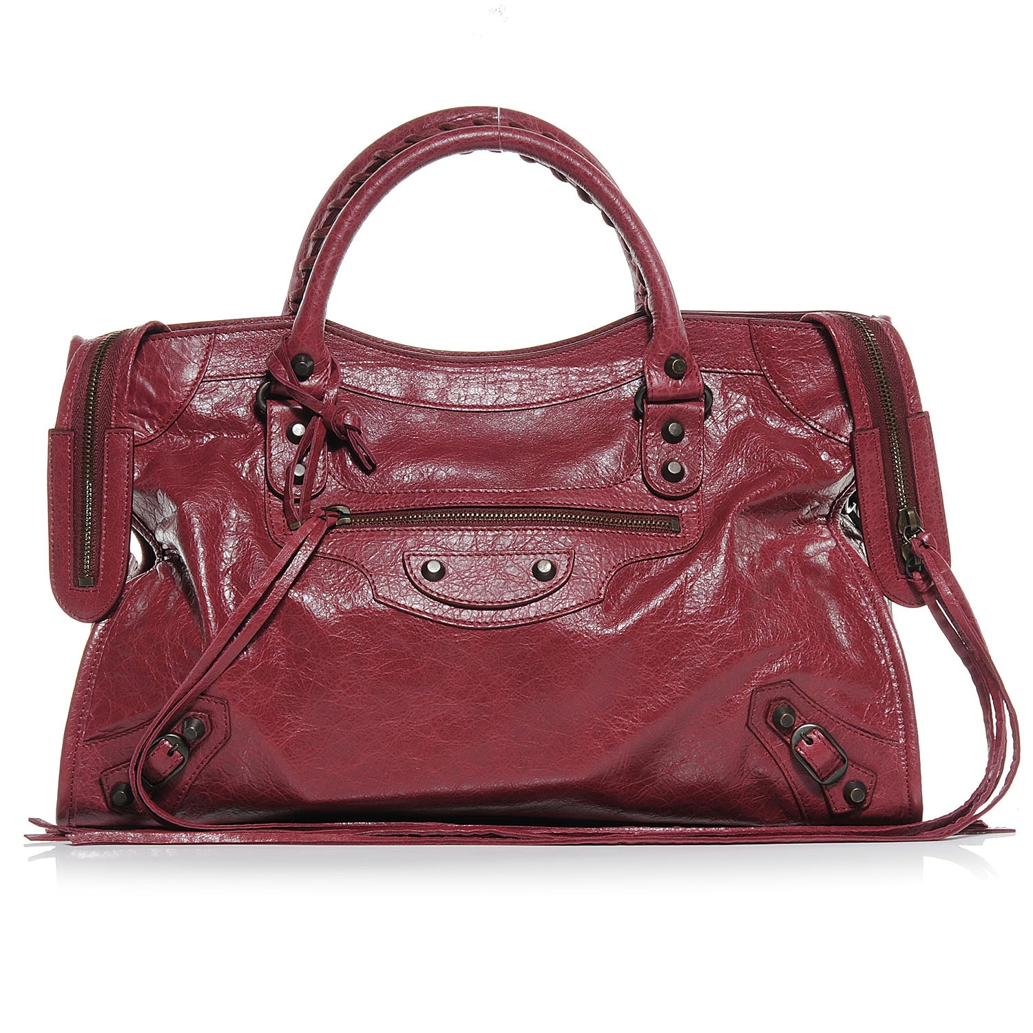 Balenciaga Agneau City Cassis 1 of 7