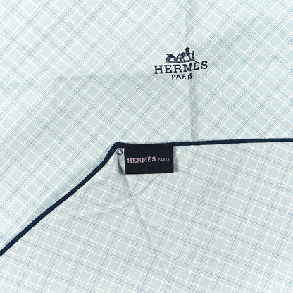 Hermes Cotton Plaid Losange Scarf 3 of 3