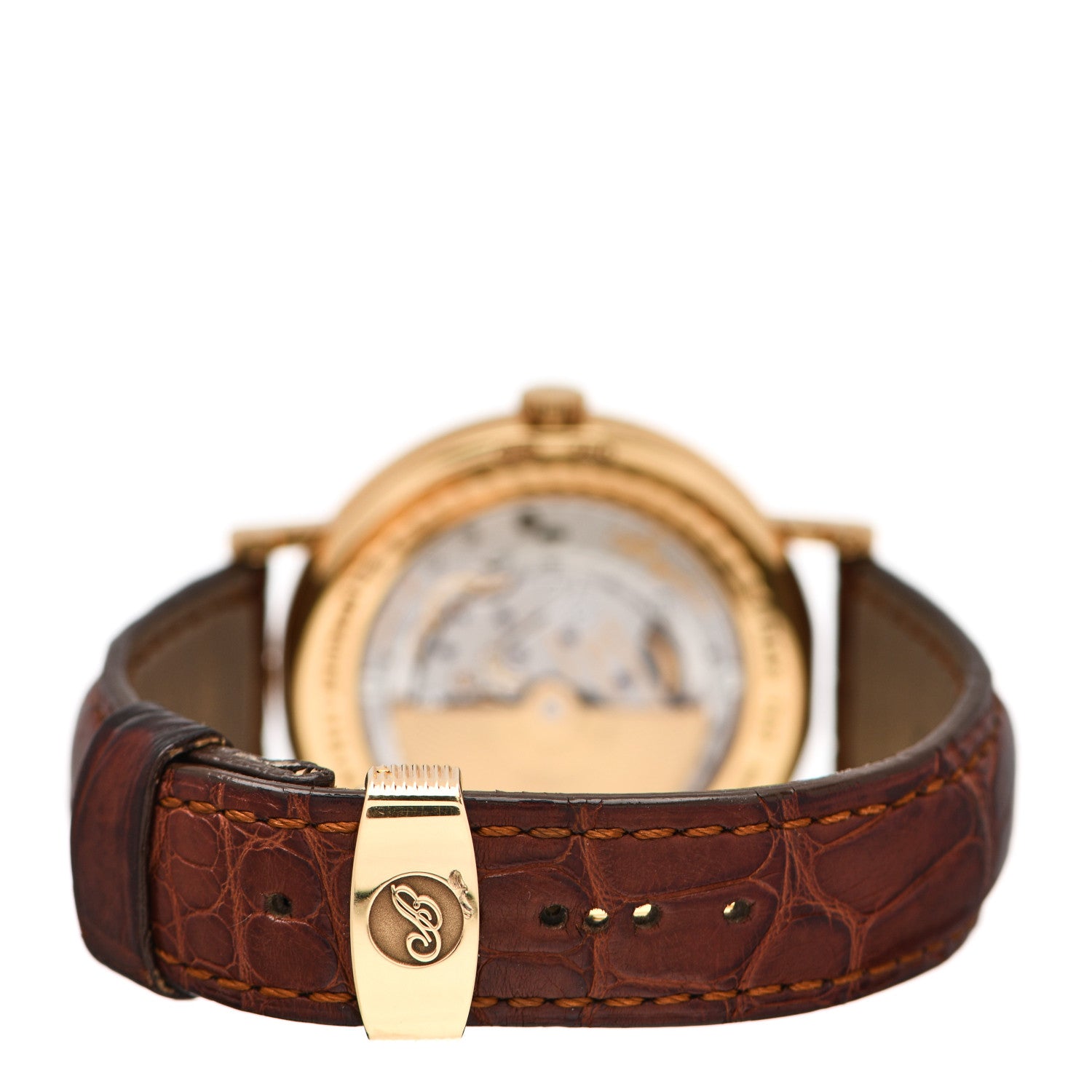 Breguet 18K Yellow Gold Alligator 39mm Classique Moonphase Automatic Watch 7137BA/11/9V6 3 of 6