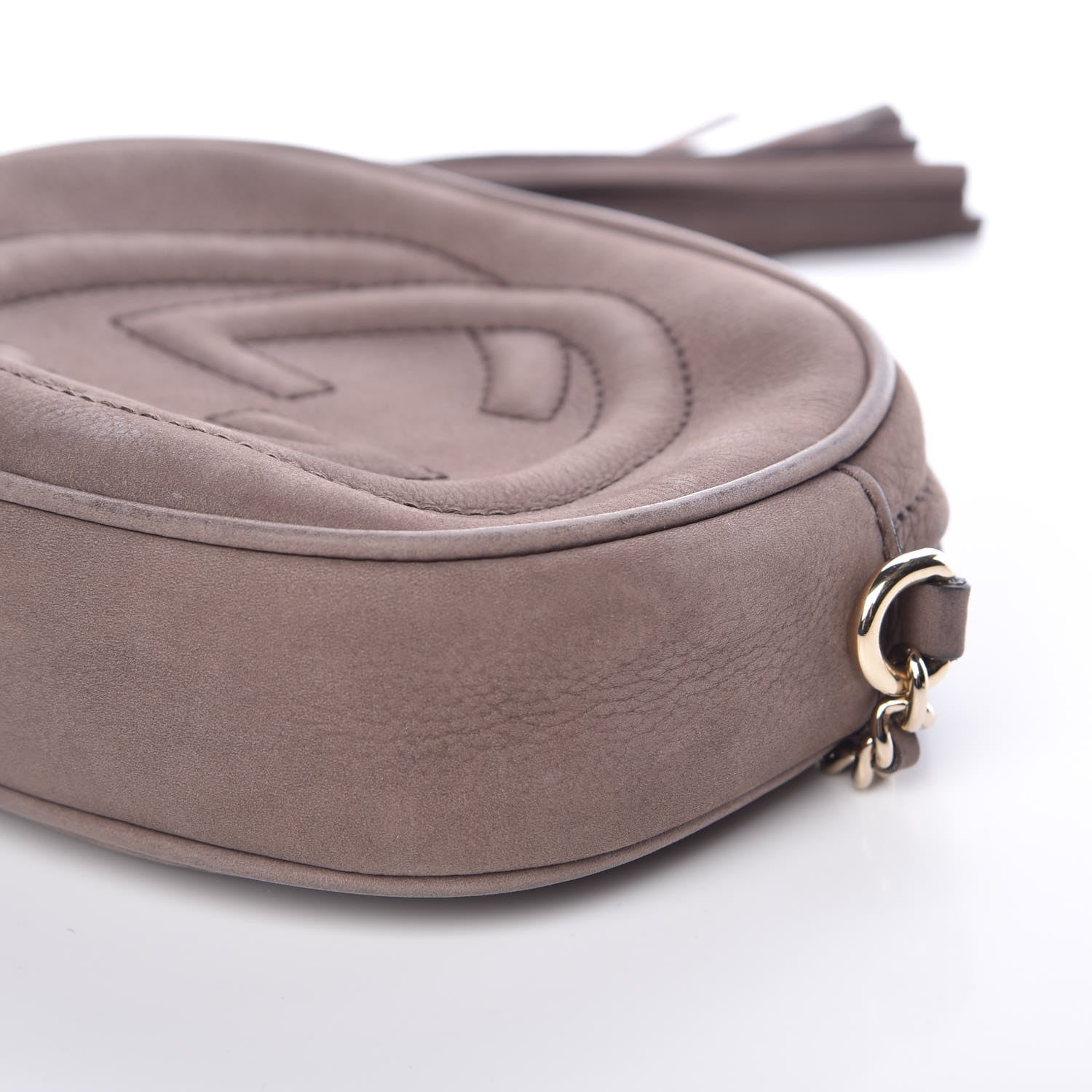 Gucci Vitello Range Mini Soho Chain Bag Grey Field 9 of 12