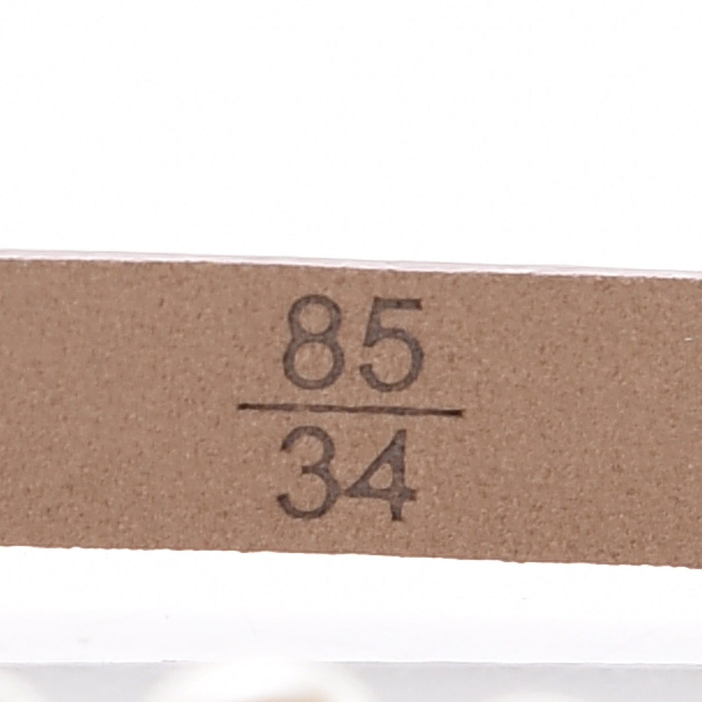 Pearl Lambskin CC Double Strand Belt 85 34 Pink