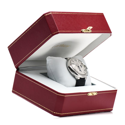 Cartier Stainless Steel Alligator 44mm Ballon Bleu De Cartier Chronograph Automatic Watch 5 of 5