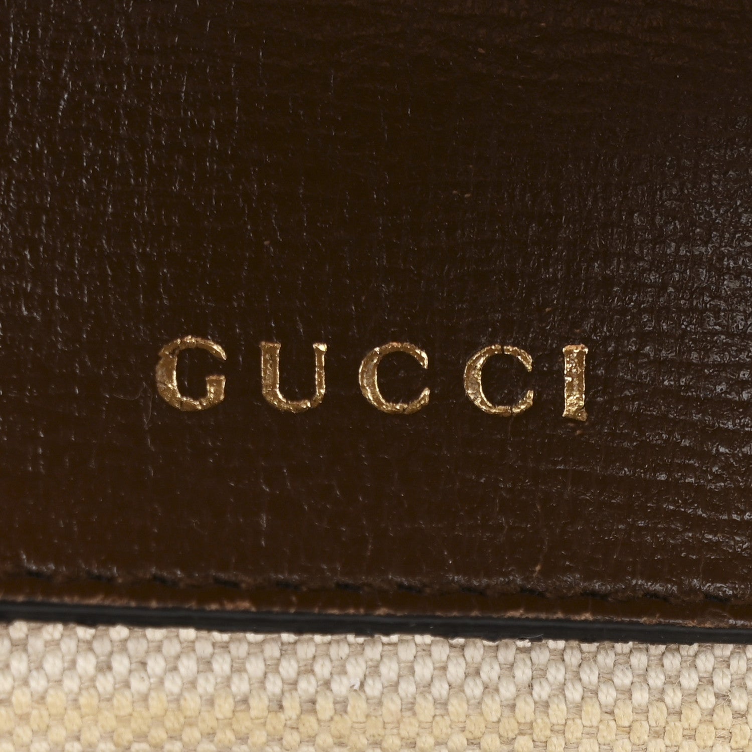 Gucci GG Supreme Monogram Web Mini Horsebit 1955 Shoulder Bag Beige Brown Sugar 11 of 15