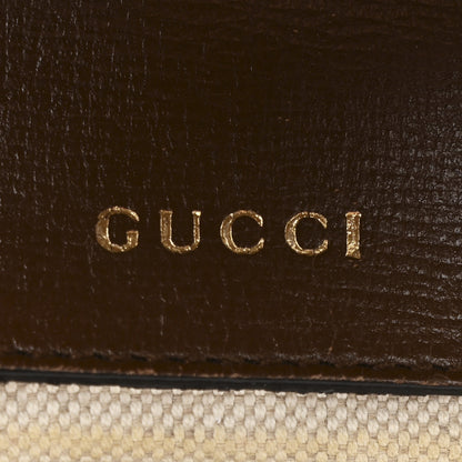 Gucci GG Supreme Monogram Web Mini Horsebit 1955 Shoulder Bag Beige Brown Sugar 11 of 15