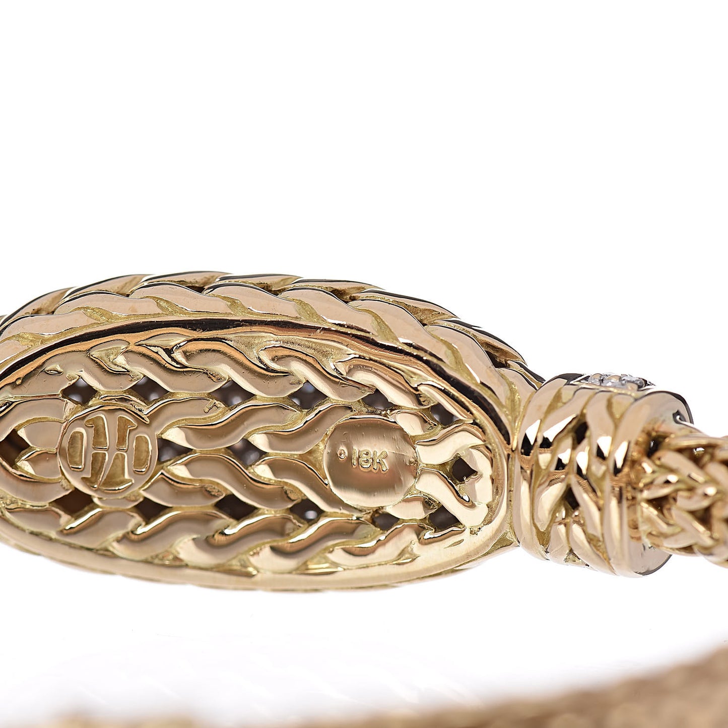 18K Yellow Gold Diamond Classic Chain Bracelet M