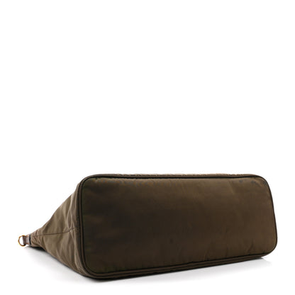 Prada Tessuto Nylon Shopping Tote Green 4 of 11
