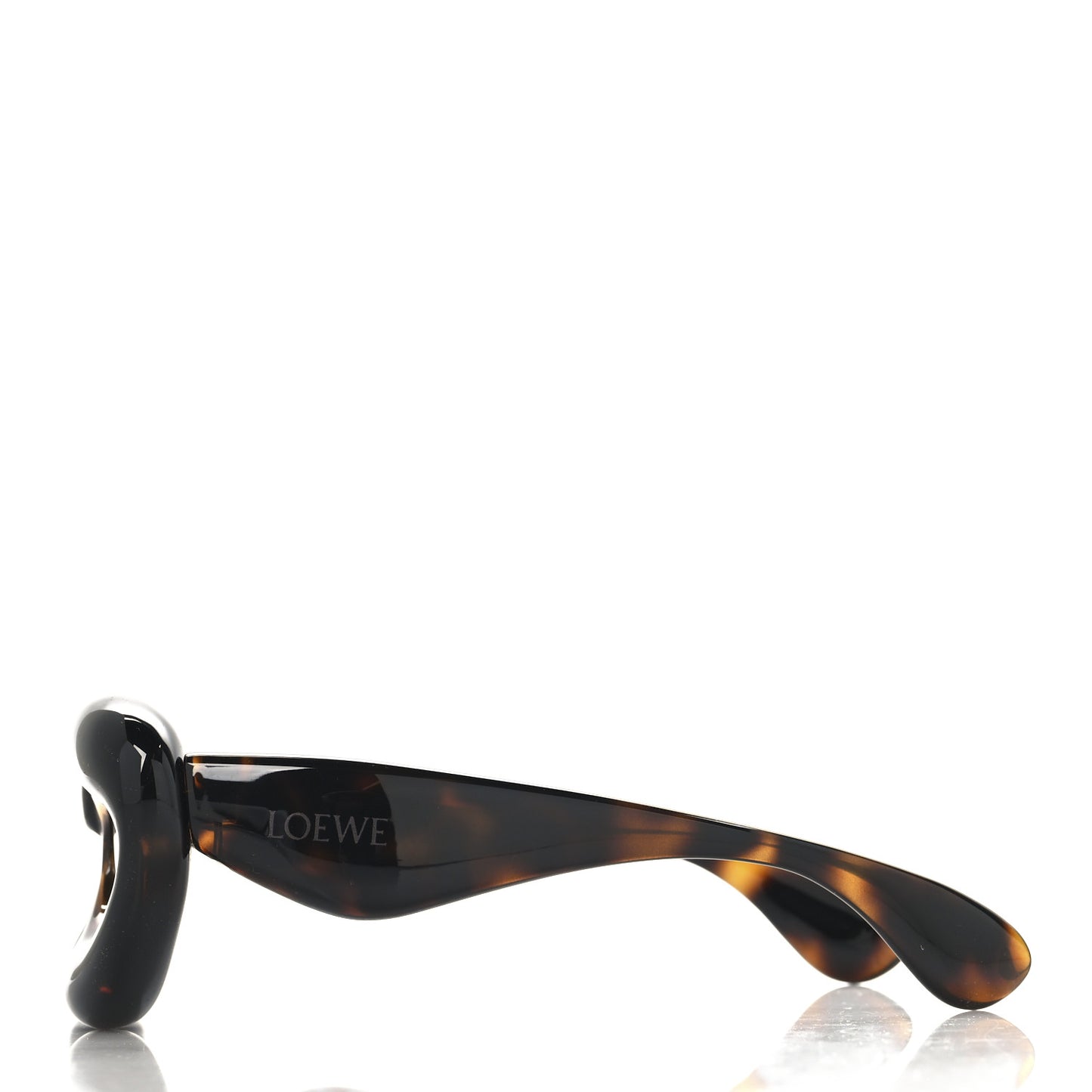 Acetate Inflated Cat-Eye Sunglasses Tortoise