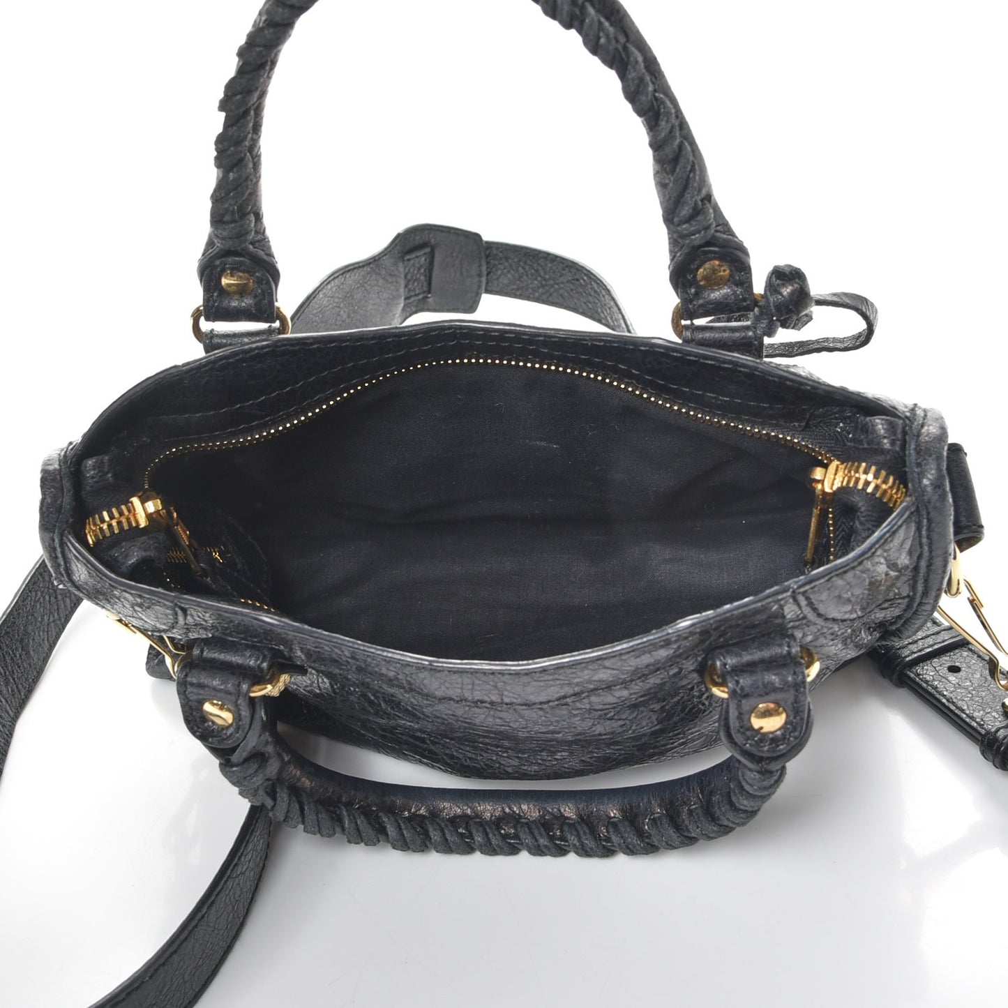 Agneau Giant 12 Gold Hardware Mini City Black