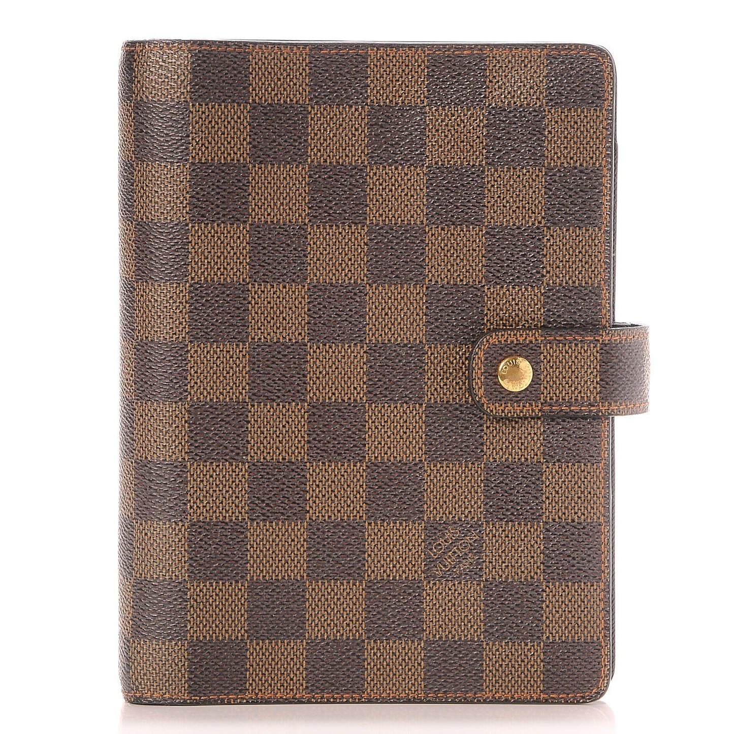 Damier Ebene Medium Ring Agenda Cover