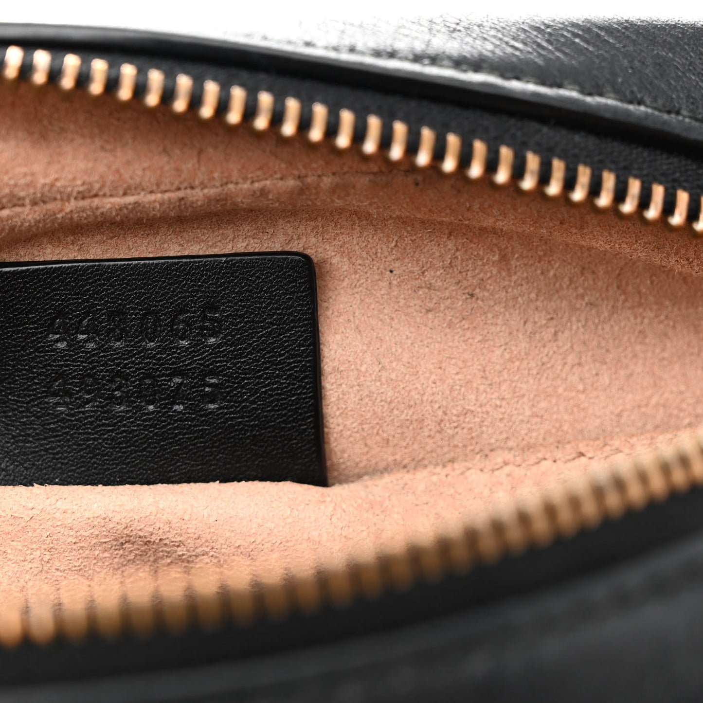 Calfskin Matelasse Mini GG Marmont Chain Shoulder Bag Black