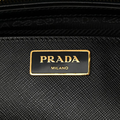 Prada Saffiano Medium Galleria Double Zip Tote Black 6 of 12