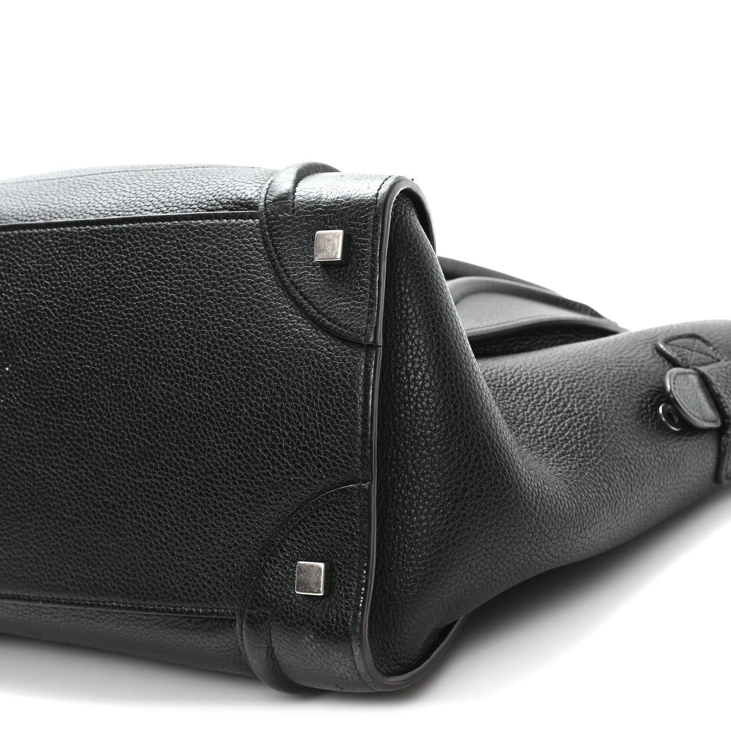 Celine Grained Calfskin Medium Phantom Luggage Black 9 of 10