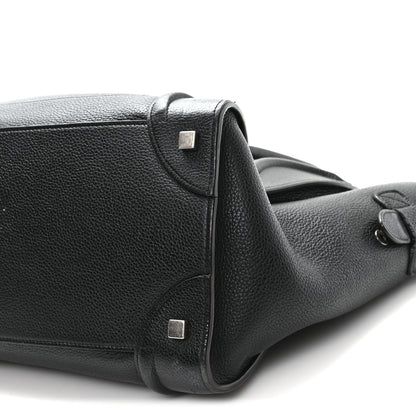 Celine Grained Calfskin Medium Phantom Luggage Black 9 of 10