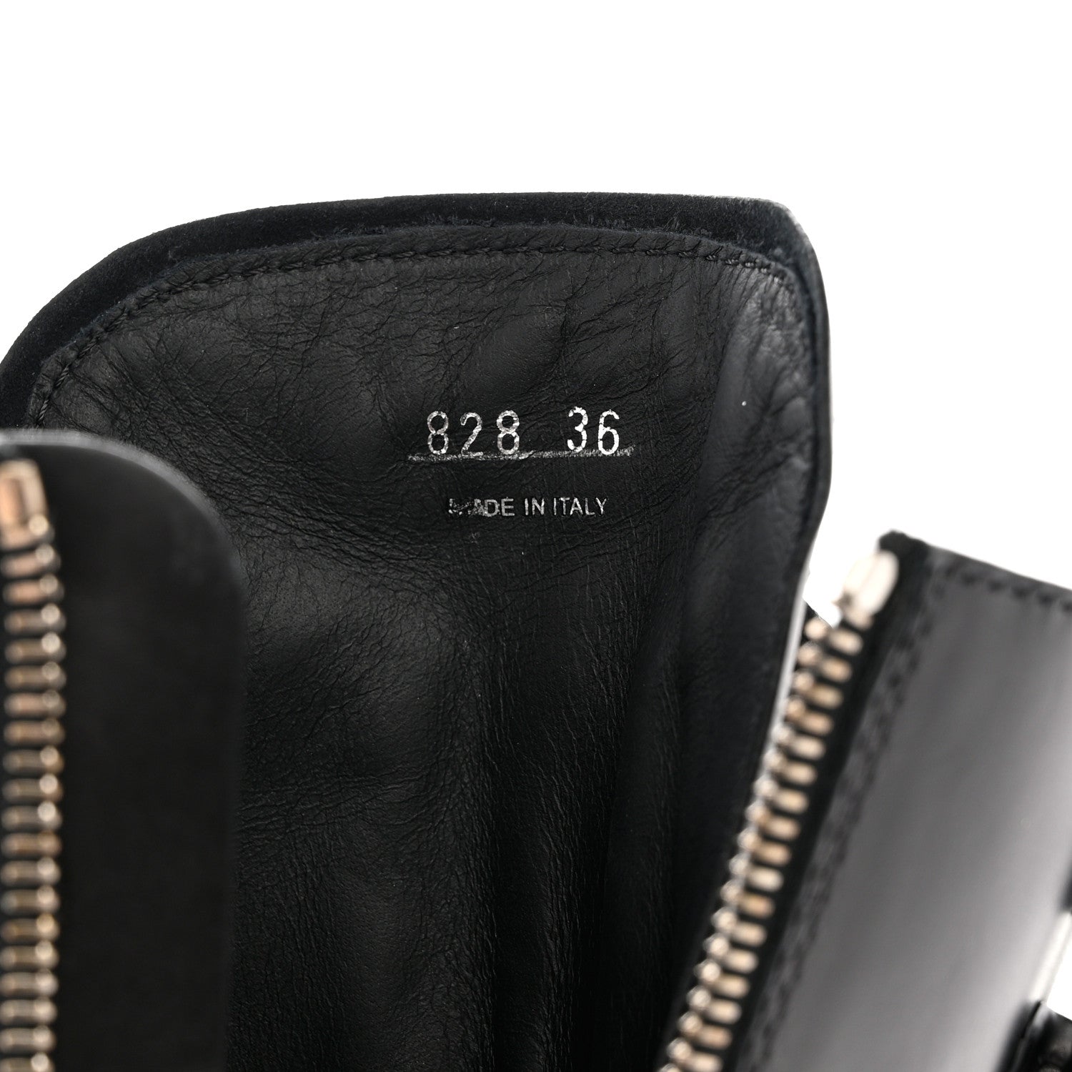 Prada Vitello Lux Nylon Metal Triangle Logo Monolith Pouch Pocket 55mm Tall Combat Boots 36 Black 10 of 11