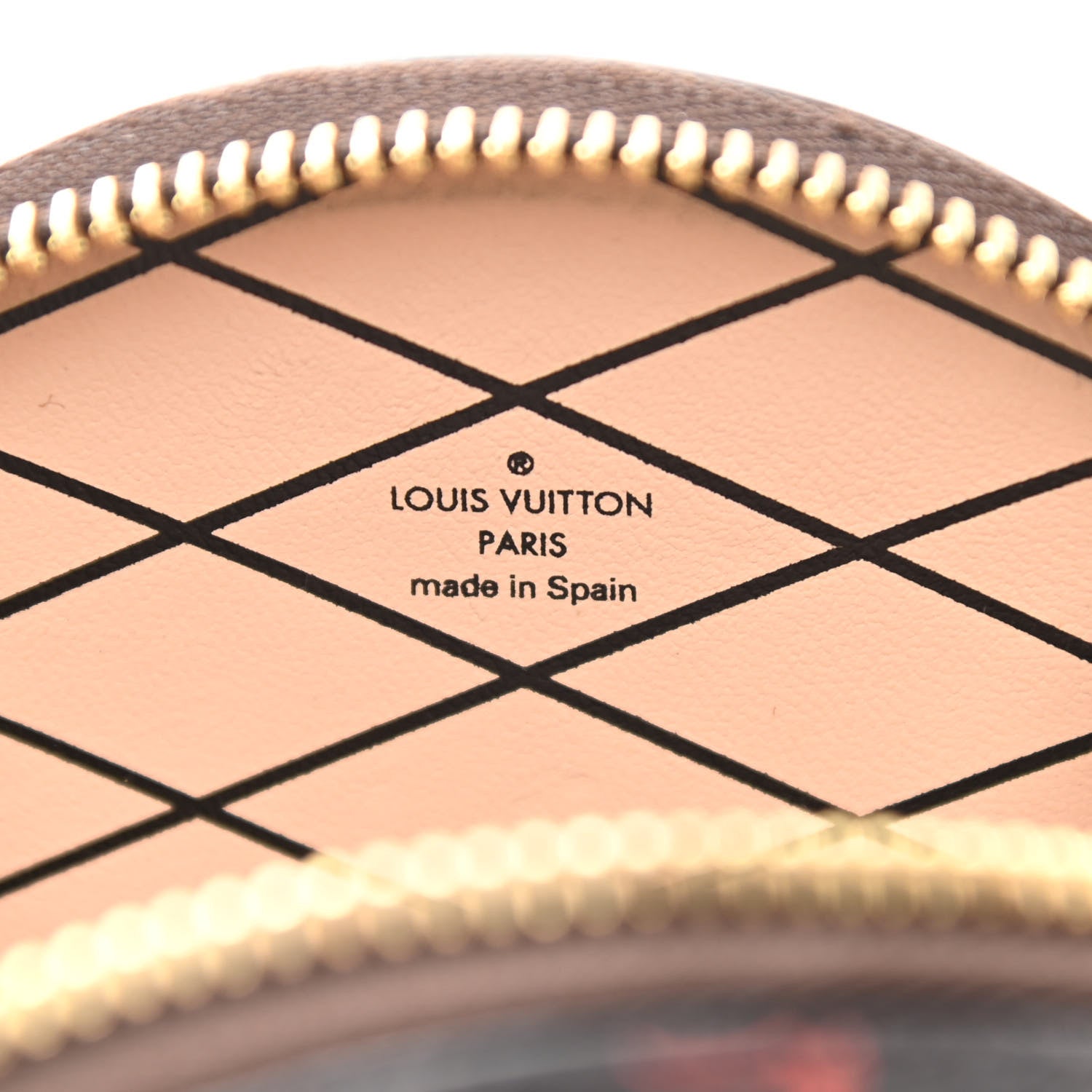 Louis Vuitton Calfskin Catogram Micro Boite Chapeau Marron 7 of 8