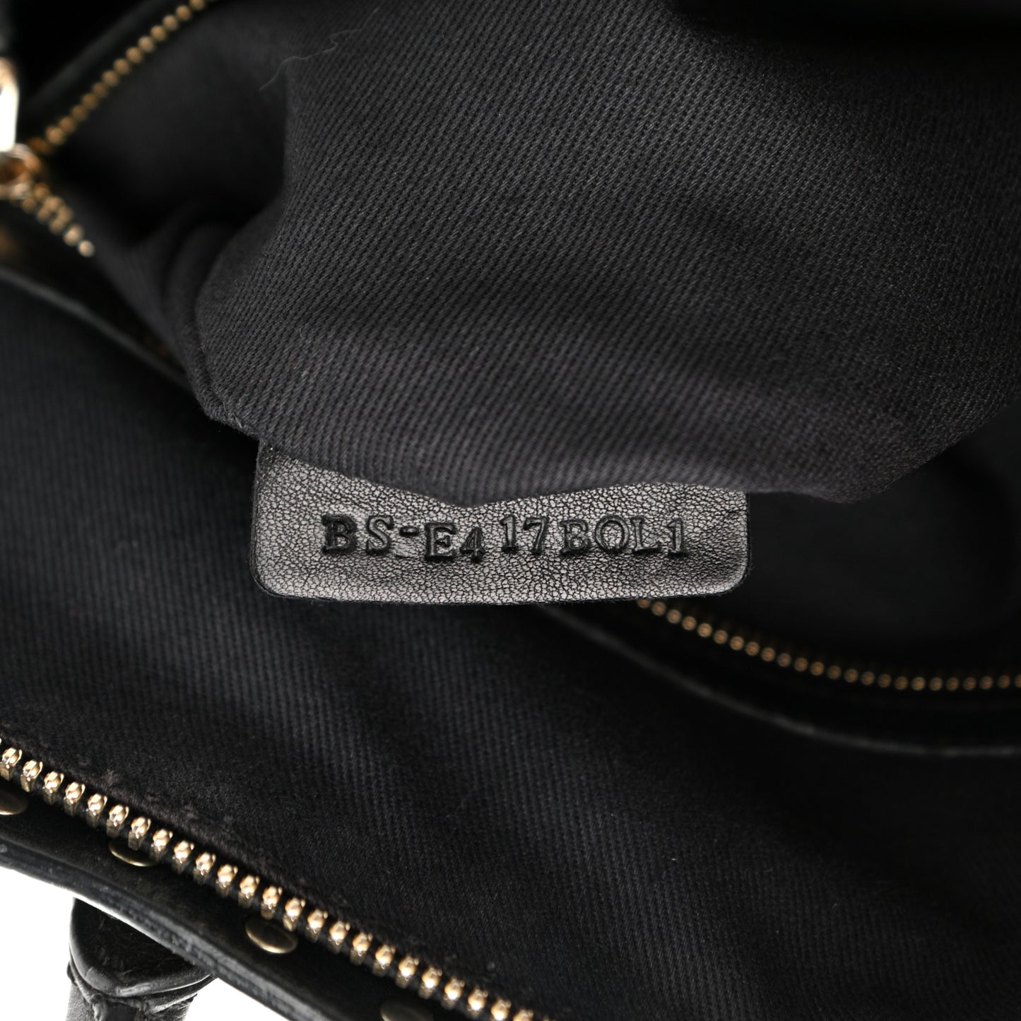 Vitello Rockstud Dome Shopper Black
