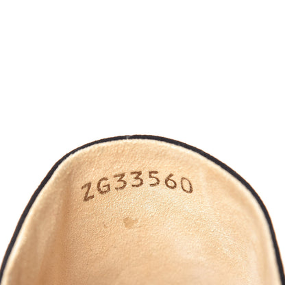Chanel Suede Grosgrain CC Espadrilles 38 Black 8 of 9
