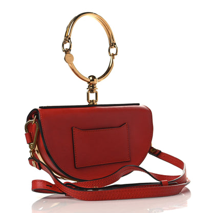 Chloe Calfskin Small Nile Bracelet Minaudiere Bag Earthy Red 2 of 9