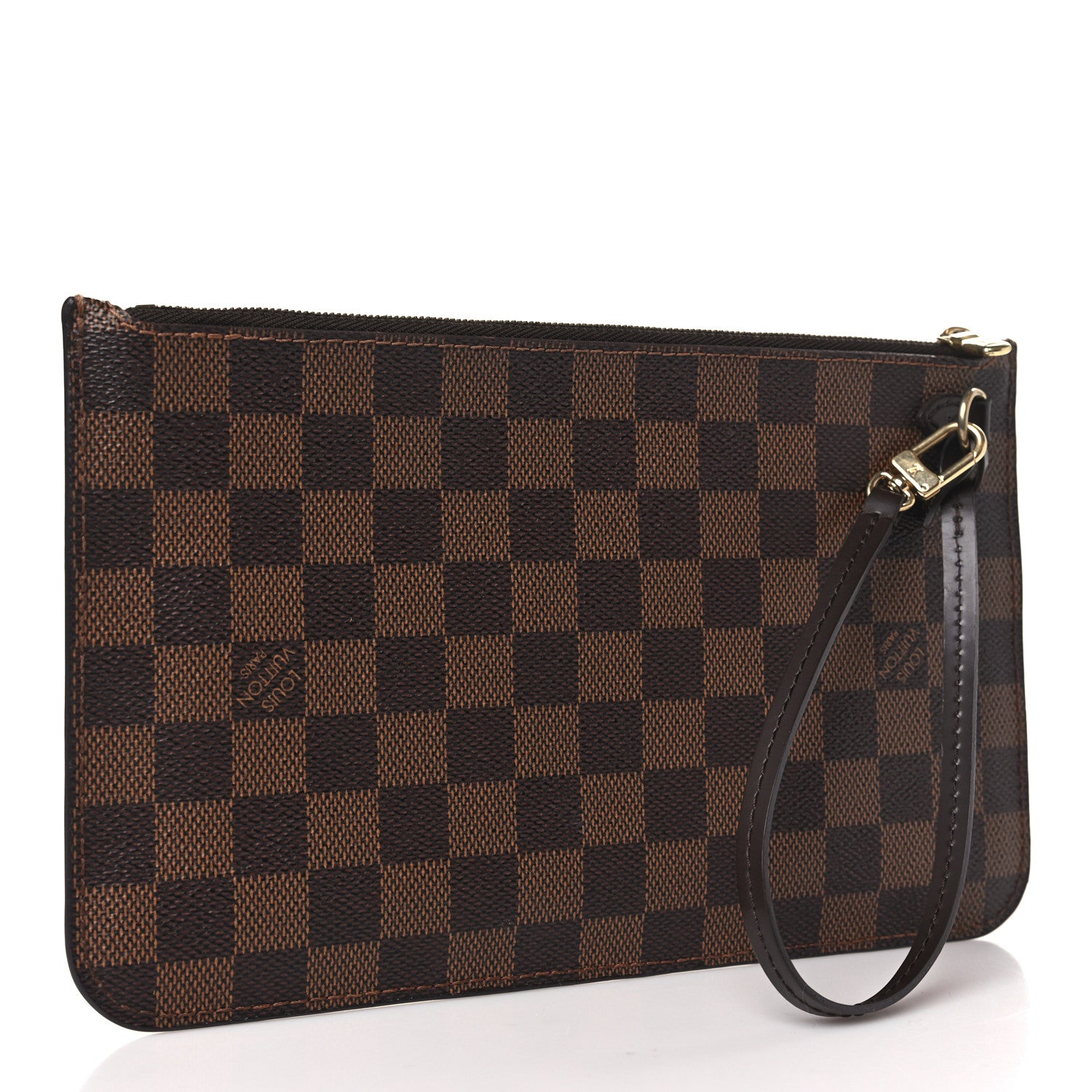 Louis Vuitton Damier Ebene Neverfull MM GM Pochette 3 of 9